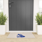 Henri Matisse 'The Night Cat' Blue Feline Abstract Figure Art Welcome Mat Gallery Image 3