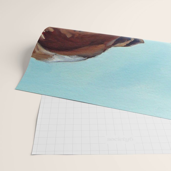 Kissing Boxers Dogs Portrait Wrapping Paper Gallery Image 2