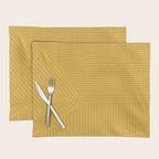 Lines (Mustard Yellow) Placemat Gallery Image 1