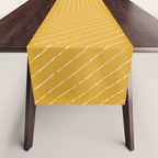 Lines (Mustard Yellow) Table Runner Gallery Image 1