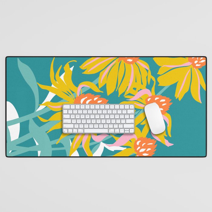 Flower Market Los Angeles Desk Mat Gallery Image 1