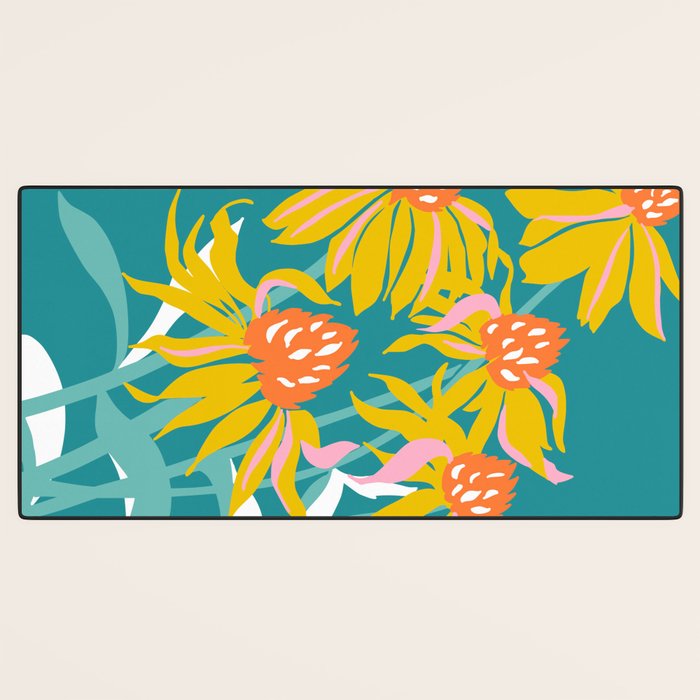 Flower Market Los Angeles Desk Mat Gallery Image 3