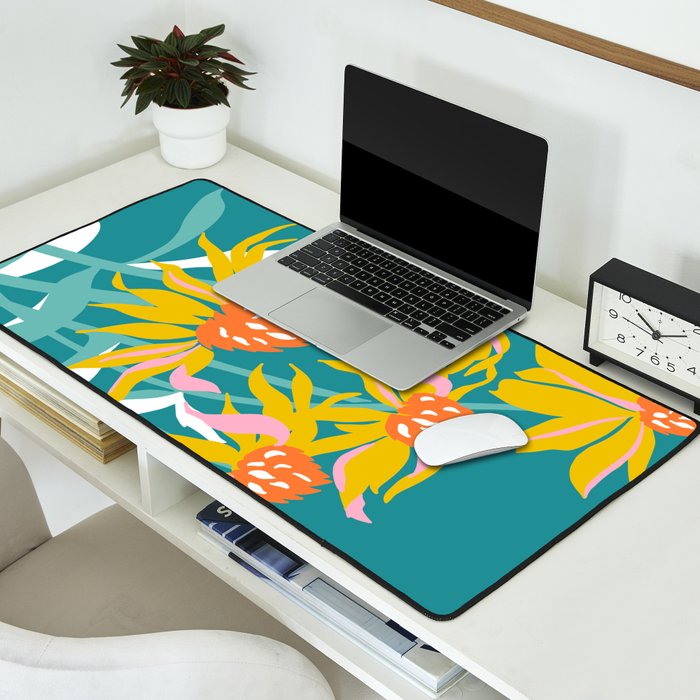 Flower Market Los Angeles Desk Mat Gallery Image 2