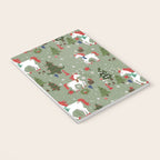 Christmas Winter Unicorn Pattern Notebook Gallery Image 3