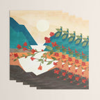  Warm spring sunshine at the bay Wrapping Paper Gallery Image 3