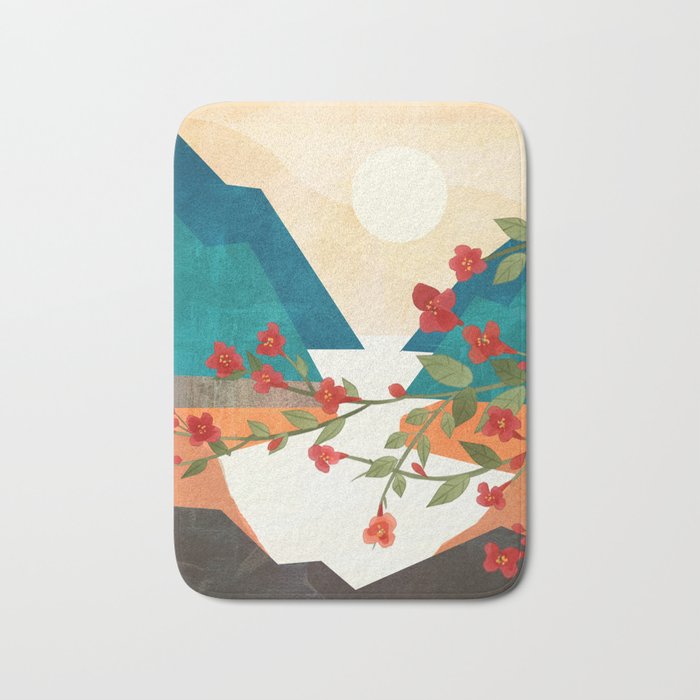  Warm spring sunshine at the bay Bath Mat Gallery Image 1
