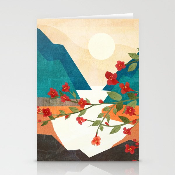  Warm spring sunshine at the bay Stationery Card Gallery Image 2
