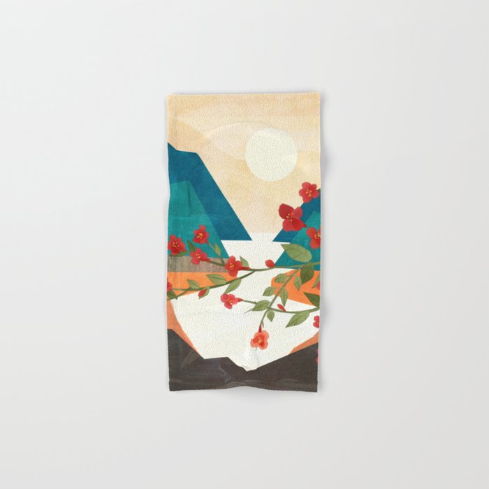 Warm spring sunshine at the bay Bath Towel Gallery Image 1