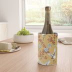 Japanese Ornate Heron Pattern Saffron Gold II Wine Chiller Gallery Image 4