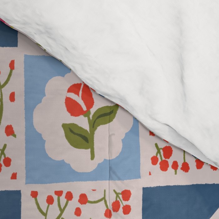 Modern Preppy Leopard Cat Jungle Oasis Comforter Gallery Image 4