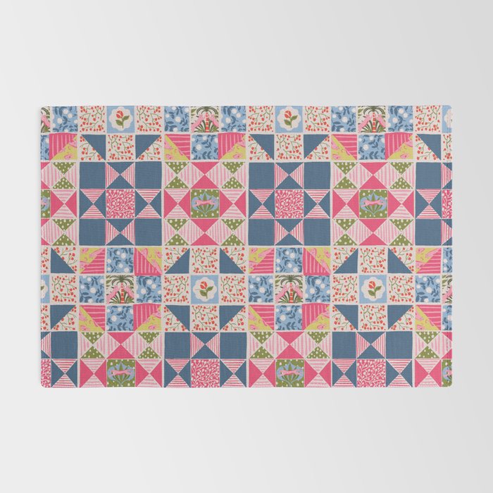 Modern Preppy Leopard Cat Jungle Oasis Rug Gallery Image 2