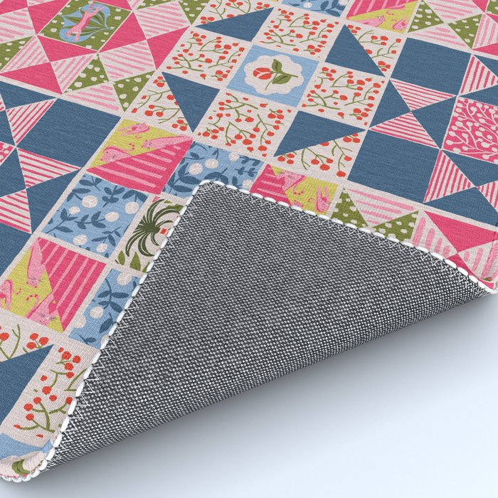 Modern Preppy Leopard Cat Jungle Oasis Rug Gallery Image 4