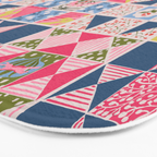 Modern Preppy Leopard Cat Jungle Oasis Bath Mat Gallery Image 3