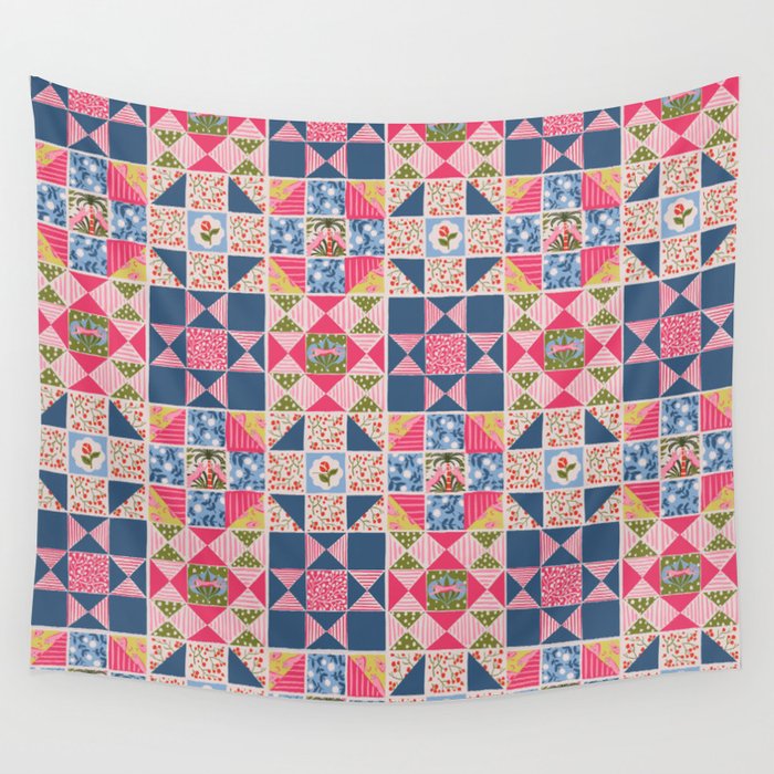 Modern Preppy Leopard Cat Jungle Oasis Wall Tapestry Gallery Image 4