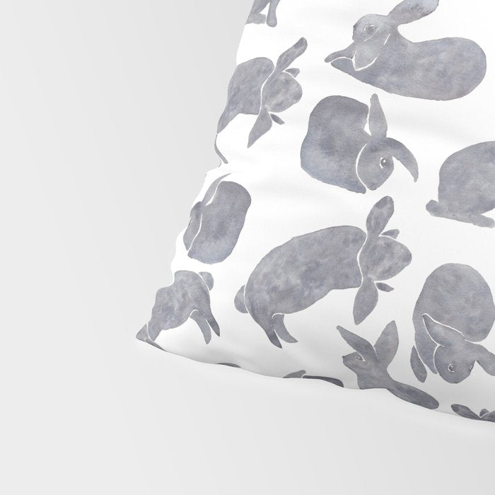 Bunny Poses Pillow Sham Gallery Image 4