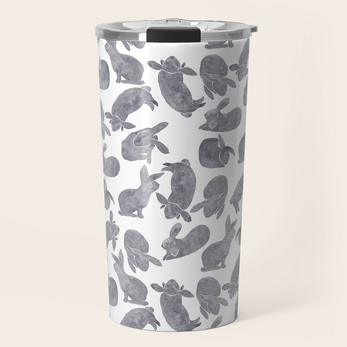 Bunny Poses Travel Mug Gallery Image 1