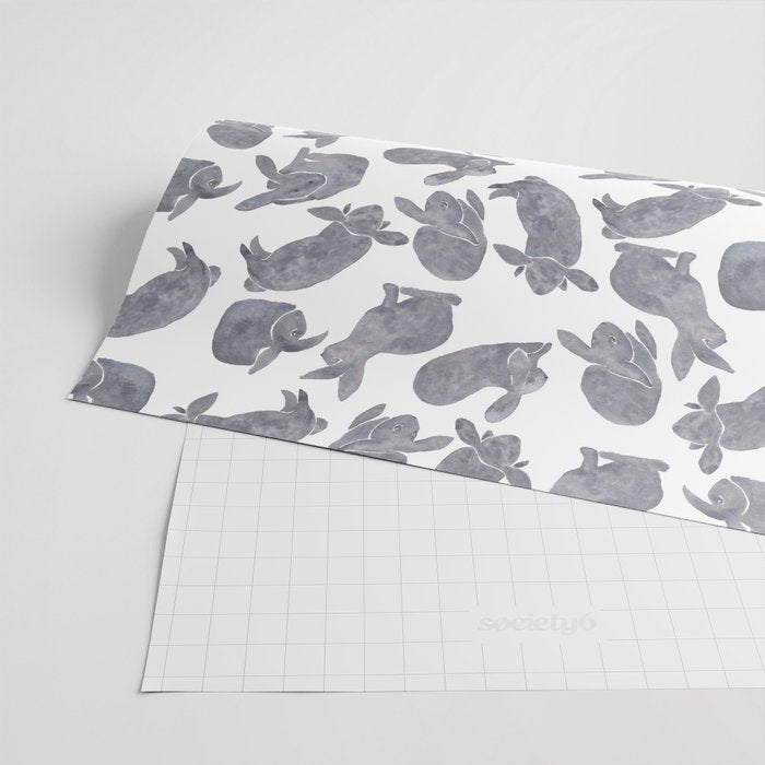 Bunny Poses Wrapping Paper Gallery Image 2