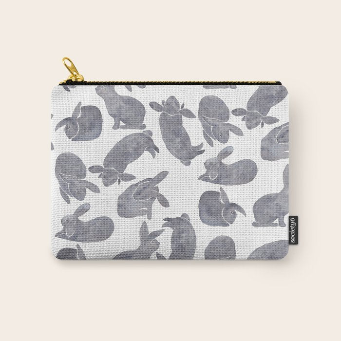 Bunny Poses Carry All Pouch Gallery Image 1