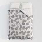 Bunny Poses Duvet Cover Gallery Image 6
