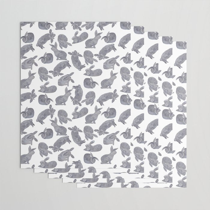 Bunny Poses Wrapping Paper Gallery Image 3