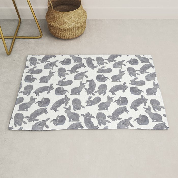 Bunny Poses Rug Gallery Image 1