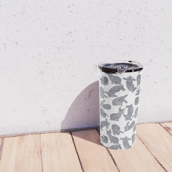 Bunny Poses Travel Mug Gallery Image 4