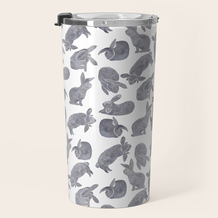 Bunny Poses Travel Mug Gallery Image 3