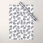 Bunny Poses Wrapping Paper Gallery Image 1