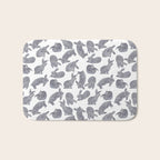 Bunny Poses Bath Mat Gallery Image 1