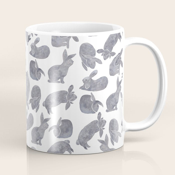 Bunny Poses Coffee Mug Gallery Image 1
