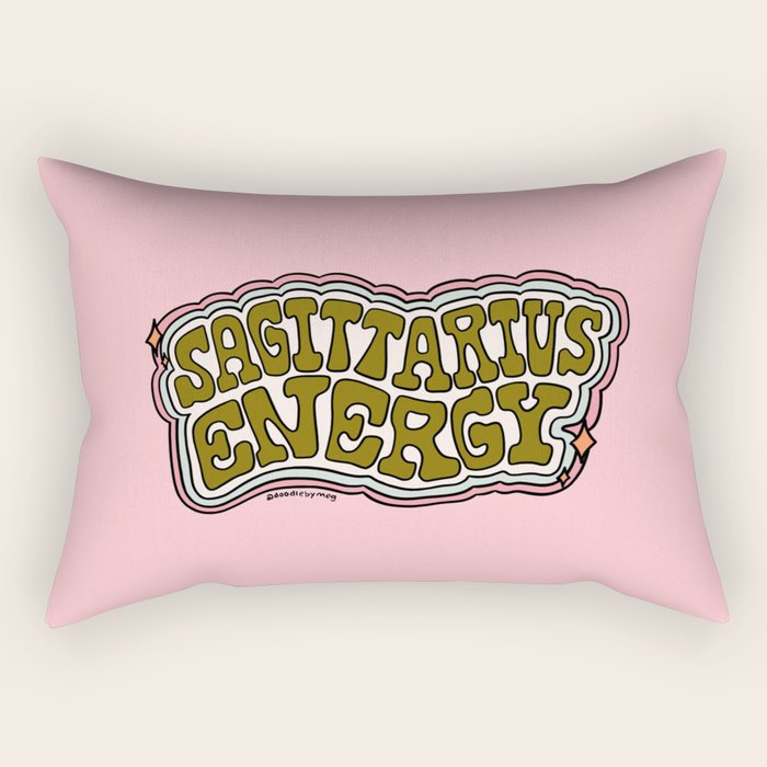 Sagittarius Energy Rectangular Pillow Gallery Image 1