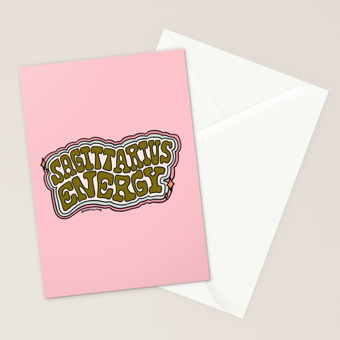 Sagittarius Energy Stationery Card Gallery Image 2
