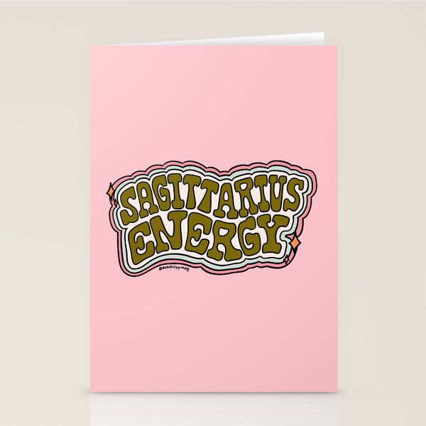 Sagittarius Energy Stationery Card Gallery Image 1