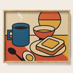 Colorful Breakfast Setup Serving Tray Gallery Image 1