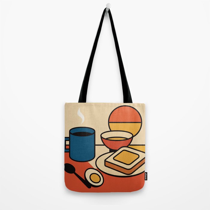 Colorful Breakfast Setup Tote Bag Gallery Image 2