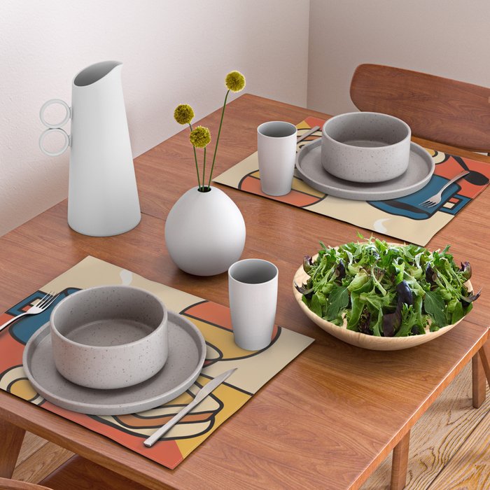 Colorful Breakfast Setup Placemat Gallery Image 2