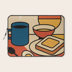 Colorful Breakfast Setup Laptop Sleeve Gallery Image 1