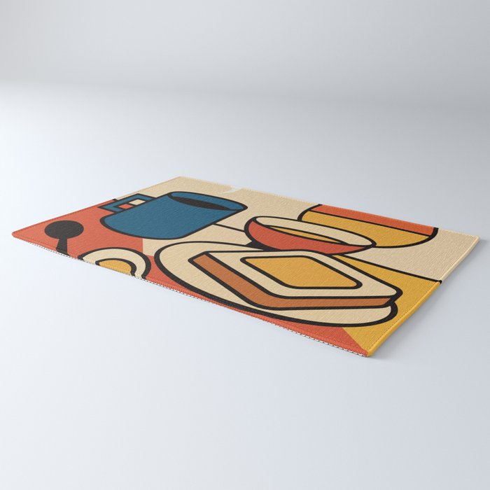 Colorful Breakfast Setup Rug Gallery Image 3