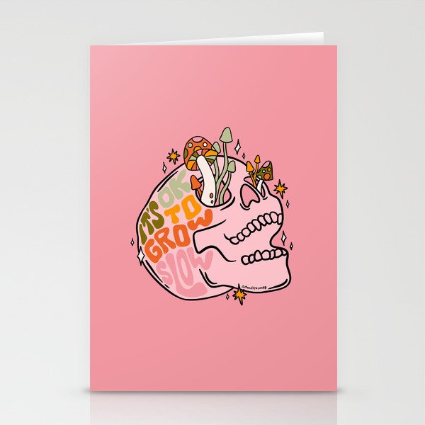 It's Ok to Grow Slow Stationery Card Gallery Image 1