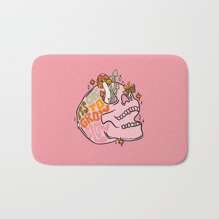 It's Ok to Grow Slow Bath Mat Gallery Image 1
