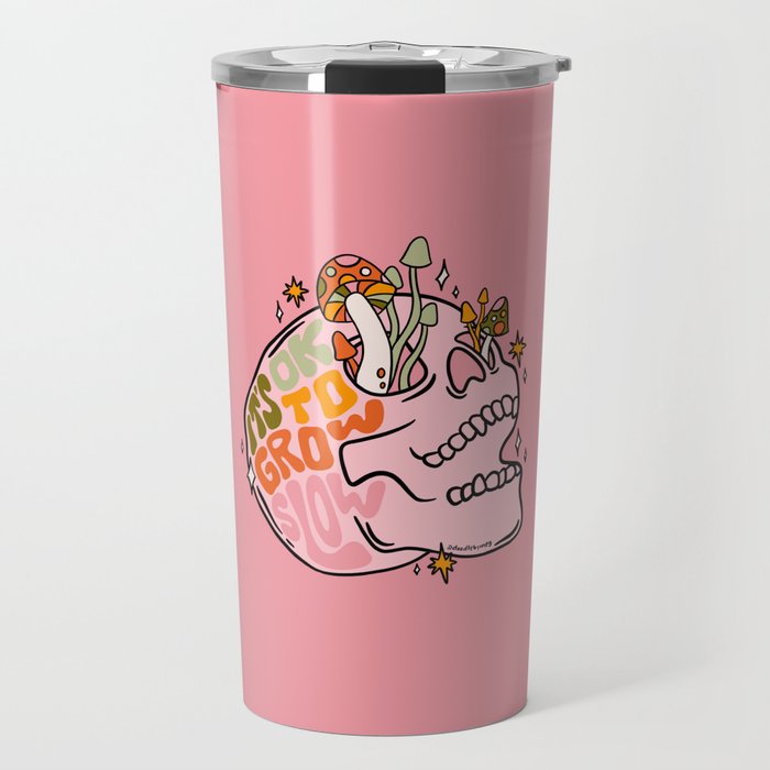 It's Ok to Grow Slow Travel Mug Gallery Image 1