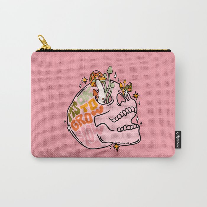 It's Ok to Grow Slow Carry All Pouch Gallery Image 1