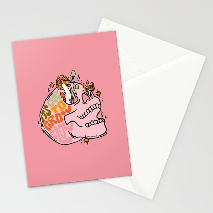 It's Ok to Grow Slow Stationery Card Gallery Image 2