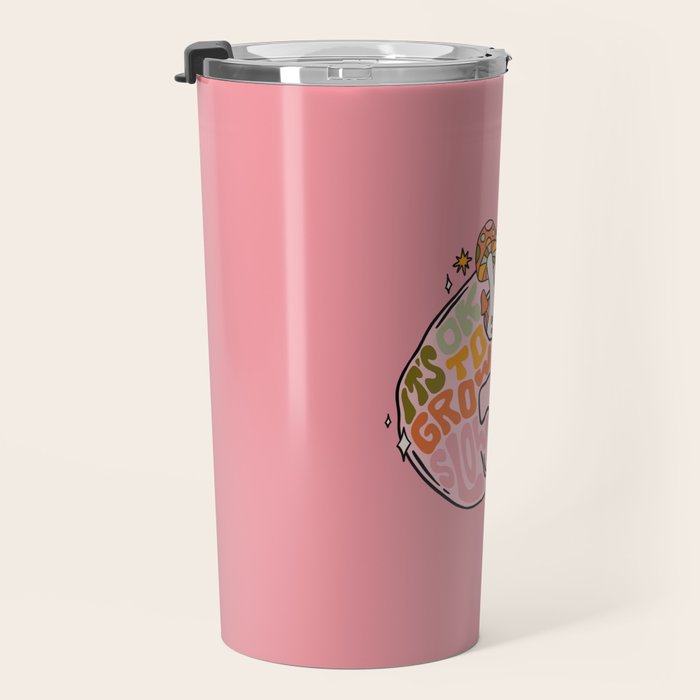 It's Ok to Grow Slow Travel Mug Gallery Image 3