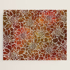 Dahlia Flower Pattern 18 Jigsaw Puzzle Gallery Image 1