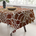 Dahlia Flower Pattern 18 Tablecloth Gallery Image 3