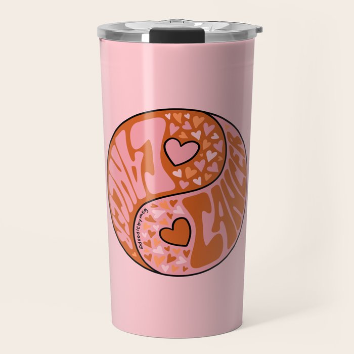Cancer Yin Yang Travel Mug Gallery Image 1