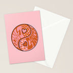Cancer Yin Yang Stationery Card Gallery Image 2