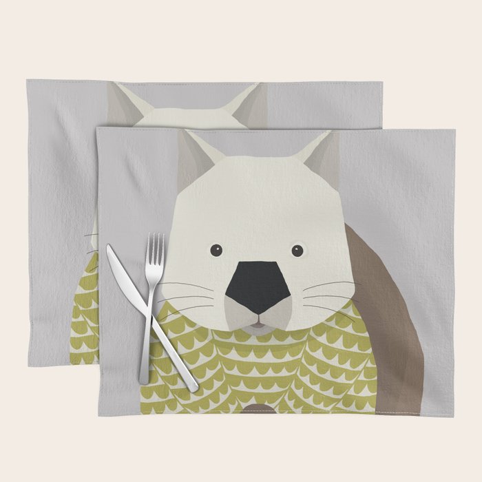 Whimsical Wombat Placemat Gallery Image 1
