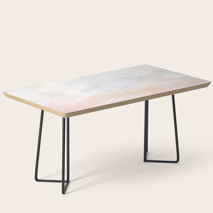 Ecstatic - Pink and Yellow Pastel Seascape Coffee Table Gallery Image 1